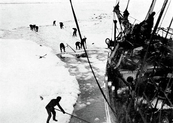 1915 Art Print featuring the photograph Imperial Trans-antarctic Expedition #10 by Science Source