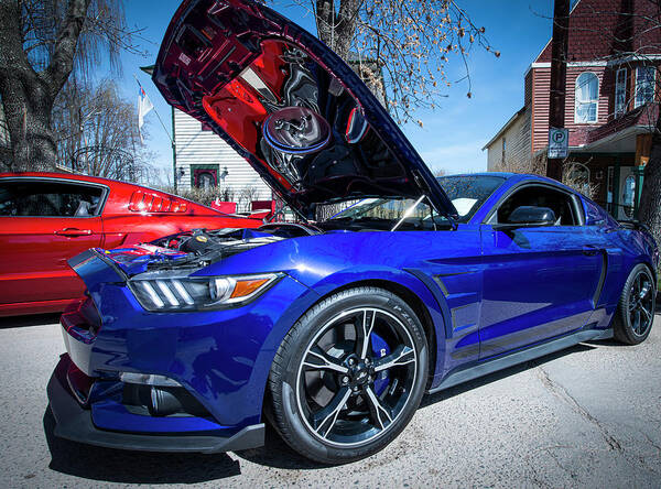 Car Art Print featuring the photograph 2016 Mustang by Phil And Karen Rispin