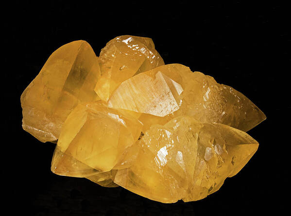 Calcite Art Print featuring the photograph Calcite Crystals #8 by Millard H. Sharp