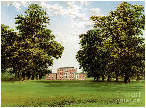 Engraving Art Print featuring the drawing Aldby Park, Yorkshire, Home by Print Collector