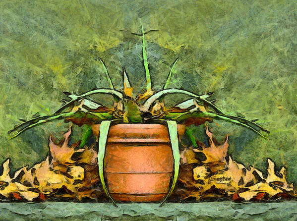 Autumn Neglect Art Print featuring the photograph Autumn Neglect by Barbara Snyder