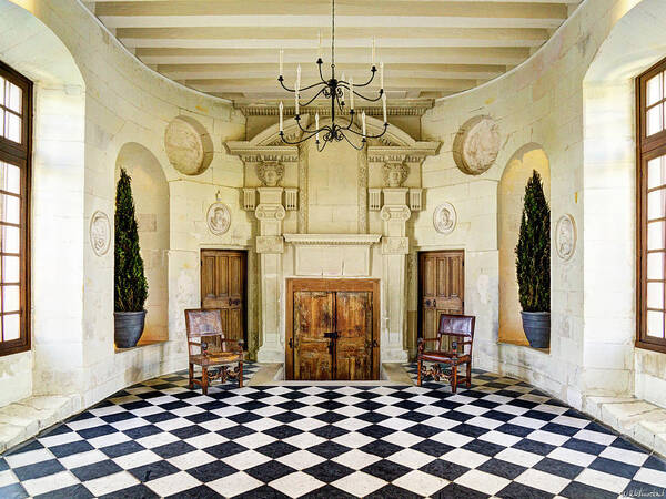 Chateau De Chenonceau Art Print featuring the photograph Chenonceau Ball room by Weston Westmoreland