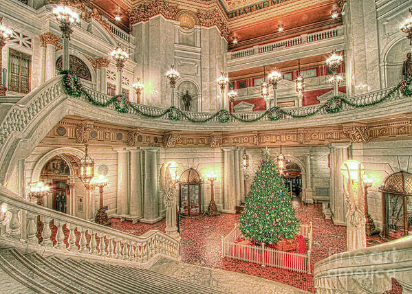 Christmas Art Print featuring the photograph Deck The Hall by Geoff Crego