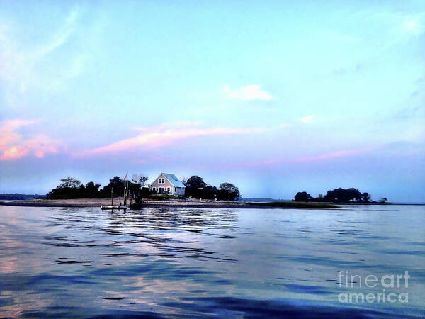 Island Art Print featuring the photograph Drive-By Shooting No. 28- Island Home- Betts Island by Xine Segalas