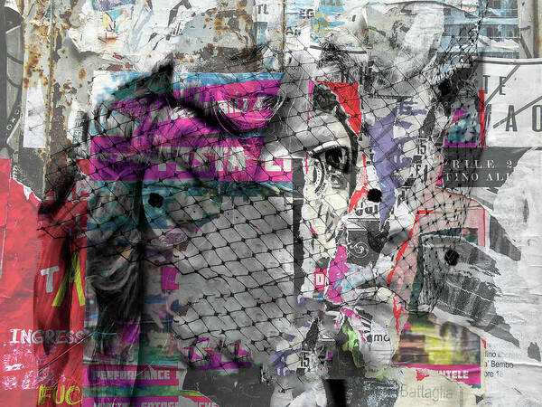 Woman Art Print featuring the digital art Feeling confused by Gabi Hampe