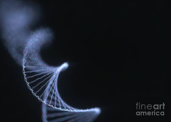 Dna Art Print featuring the photograph Genetic Disorder by Ktsdesign/science Photo Library