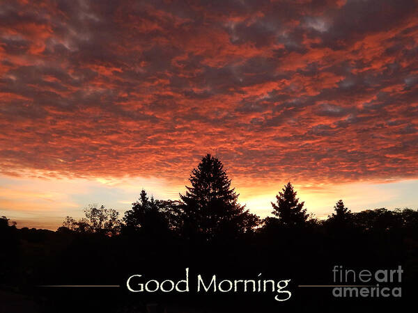 Sunrise Art Print featuring the digital art Good Morning by Phil Perkins