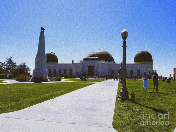 Los Angeles Art Print featuring the photograph Griffith Observatory by Elizabeth M