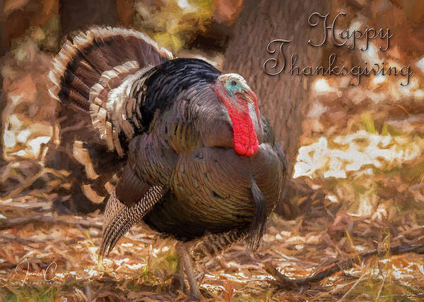 Thanksgiving Art Print featuring the photograph Happy Thanksgiving by James Capo