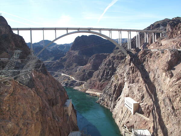 Outdoors Art Print featuring the photograph Hoover Dam by Marianna Sulic