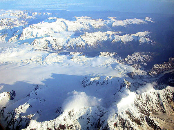 Alaska Art Print featuring the photograph Icebound Mountains by Mark Duehmig