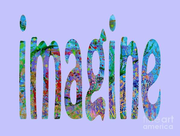 Imagine Art Print featuring the painting Imagine 1006 by Corinne Carroll