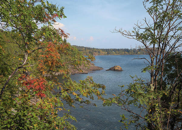 Autumn Art Print featuring the photograph Lake Superior Autumn by John M Bailey