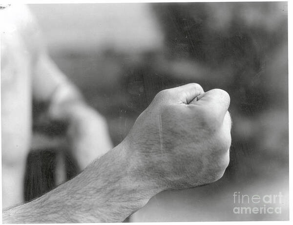 Max Schmeling Art Print featuring the photograph Max Schmelings Right Fist by Bettmann
