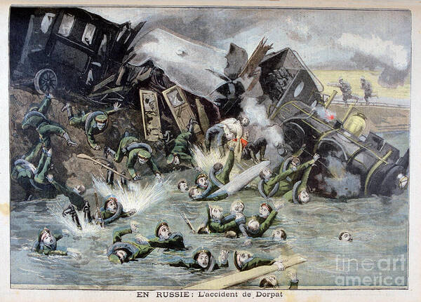 New Jersey: Train Wreck. /Ncamden And Amboy Railroad Accident. Wood  Engraving, 1853. Poster Print by Granger Collection - Item # VARGRC0099215  - Posterazzi