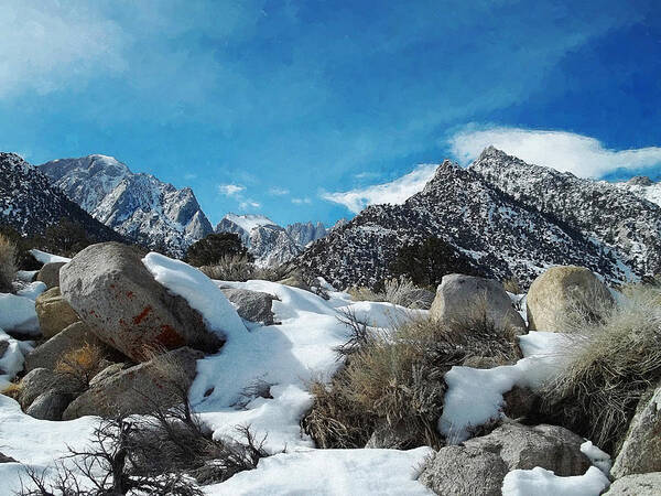 Mount Whitney Art Print featuring the photograph Mount Whitney Vista by Glenn McCarthy Art and Photography