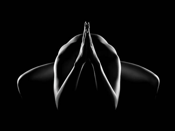 Woman Art Print featuring the photograph Nude woman bodyscape 28 by Johan Swanepoel