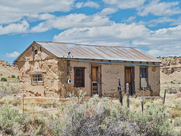 Cabezon Art Print featuring the photograph Old Building 2 by Segura Shaw Photography