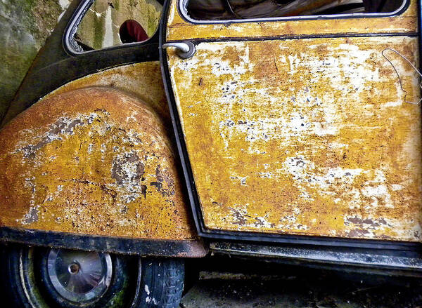 Rusting Old Car Art Print featuring the photograph Rust Never Sleeps by Neil Pankler