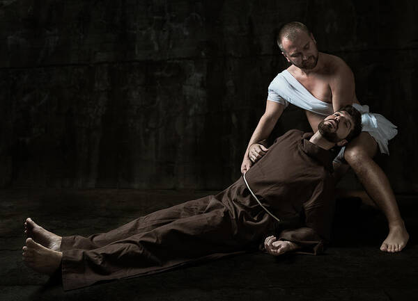 Portrait Art Print featuring the photograph Saint Francis Of Assisi In Ecstasy by Werner Friedl
