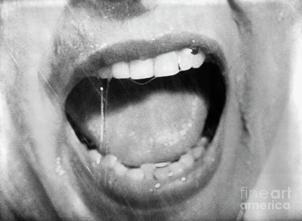 People Art Print featuring the photograph Screaming Mouth From Psycho by Bettmann