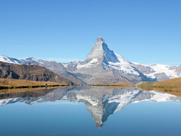 Scenics Art Print featuring the photograph Serene Matterhorn by M Swiet Productions