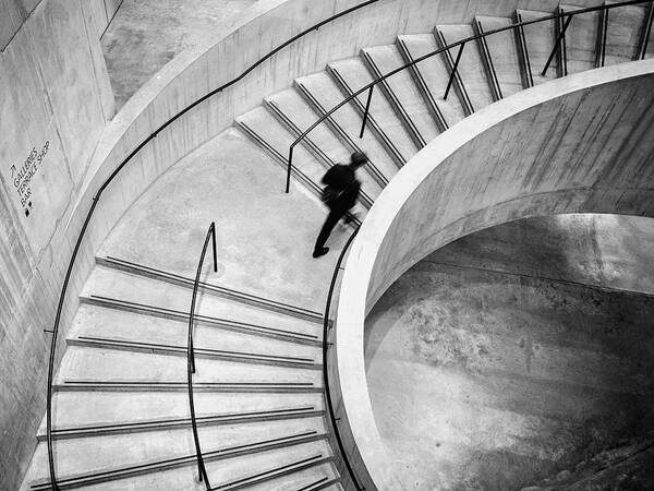 Curve Art Print featuring the photograph Step In Stairs by Debarshi Mukherjee