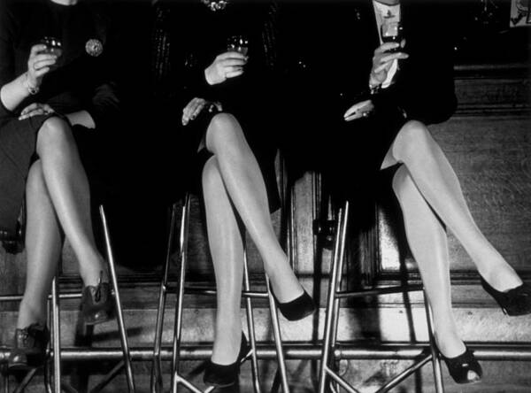 In A Row Art Print featuring the photograph Stockings by Kurt Hutton
