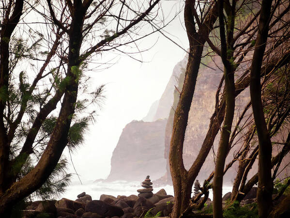 Pololu Valley Art Print featuring the photograph Stormy Pololu Valley by Christopher Johnson