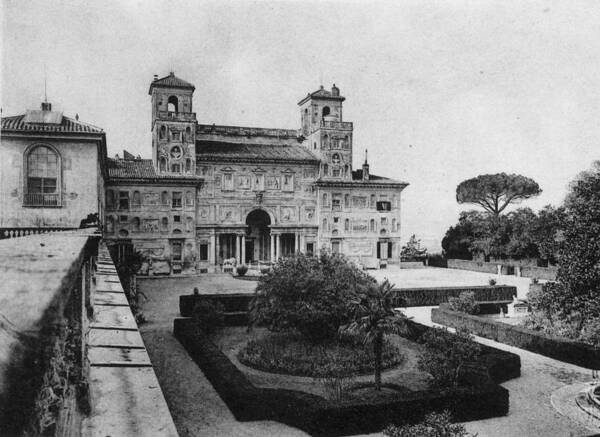 Architectural Feature Art Print featuring the photograph Villa Medici by Spencer Arnold Collection