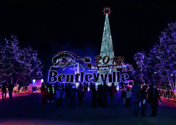 Bentleyville Art Print featuring the photograph Welcome to Bentleyville by Susan Rissi Tregoning