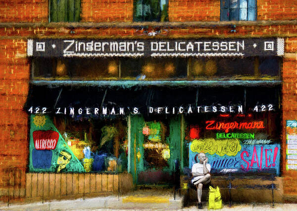 Deli Art Print featuring the photograph Zingerman's Deli by Greg Croasdill