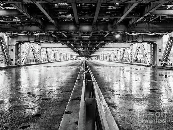 Broadway Art Print featuring the photograph Broadway Bridge #1 by Cole Thompson
