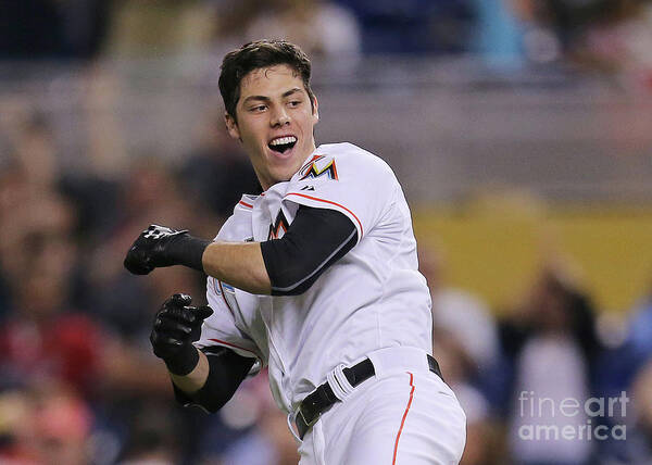 People Art Print featuring the photograph Christian Yelich by Rob Foldy
