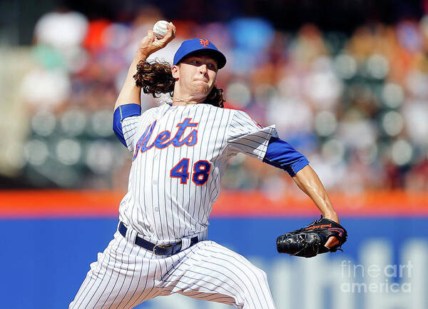 Jacob Degrom Art Print featuring the photograph Jacob Degrom by Jim Mcisaac