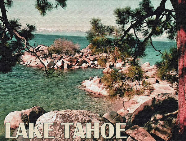 Lake Tahoe Art Print featuring the photograph Lake Tahoe #1 by Long Shot