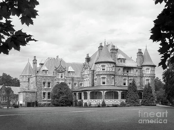 Rosemont College Art Print featuring the photograph Rosemont College Main Building by University Icons