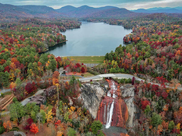  Art Print featuring the photograph Toxaway Falls #1 by Chris Berrier