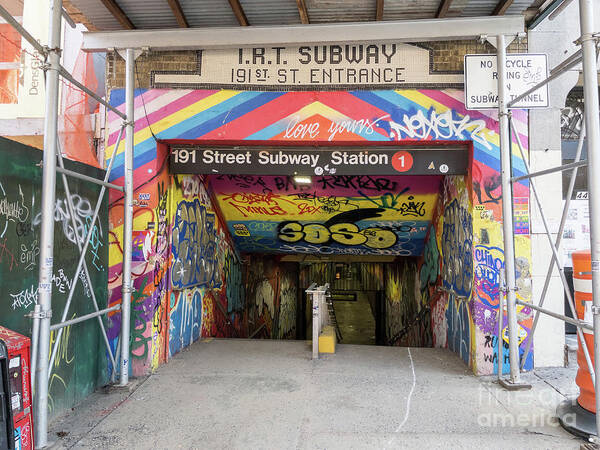Irt Art Print featuring the photograph 191st Street Subway Station by Cole Thompson