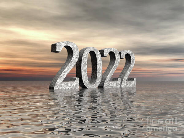 2022 Art Print featuring the digital art 2022 by Phil Perkins