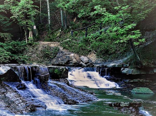 Waterfall Art Print featuring the photograph Henry Church Falls by Brad Nellis