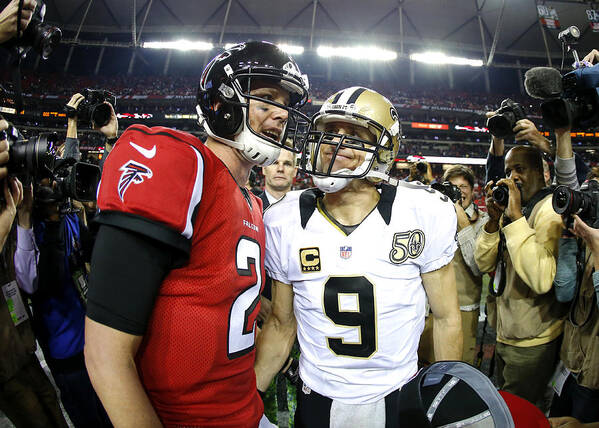 Atlanta Art Print featuring the photograph NFL: JAN 01 Saints at Falcons #8 by Icon Sportswire
