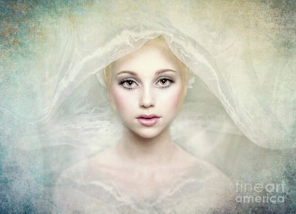 Angelic Art Print featuring the photograph Angelic by Spokenin RED