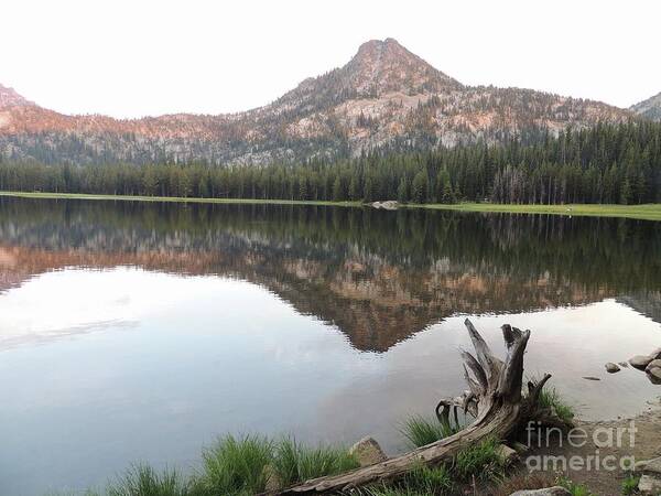 Lake Art Print featuring the photograph Anthony Lake at Sunset by Julie Rauscher