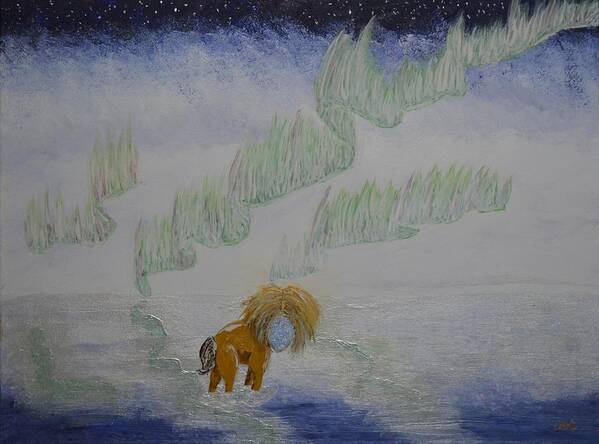  Art Print featuring the painting Aurora Serene by Christina Knight