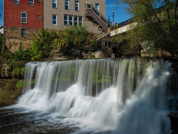 Chagrin Falls Art Print featuring the photograph Chagrin Falls Ohio by Clint Buhler