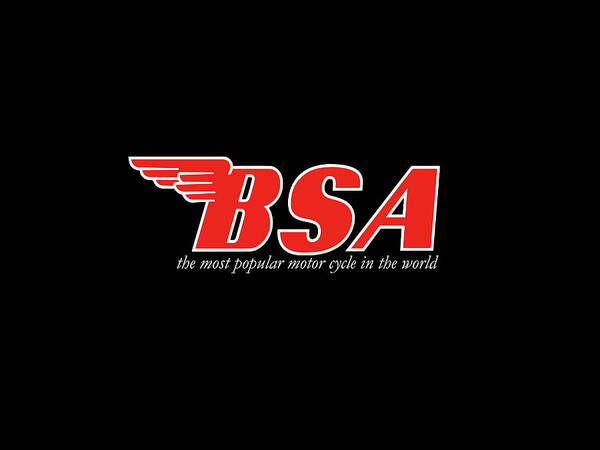 Bsa Motorcycle Art Print featuring the photograph Classic BSA Phone Case by Mark Rogan