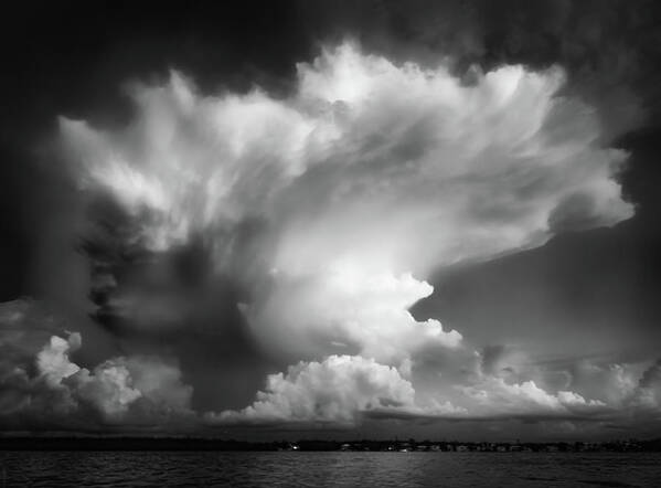Black And White Photography Art Print featuring the photograph Cloud Spirit by Louise Lindsay
