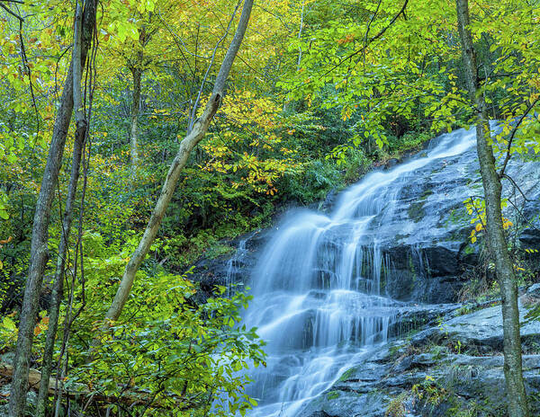 Nature Art Print featuring the photograph Crabtree Falls by Jonathan Nguyen