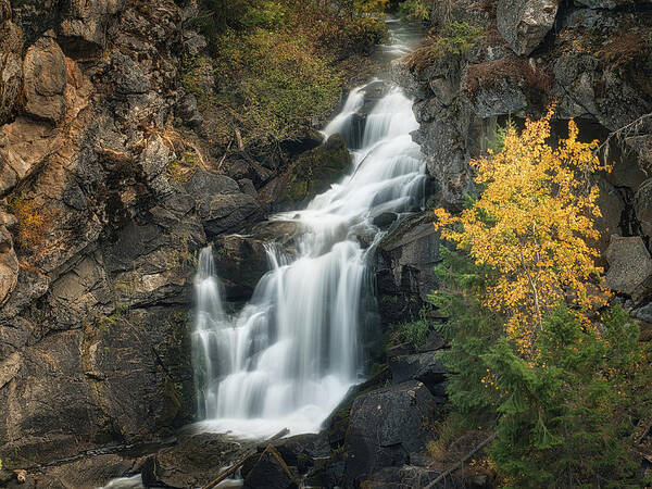 Crystal Falls Art Print featuring the photograph Crystal Falls by Dan Eskelson
